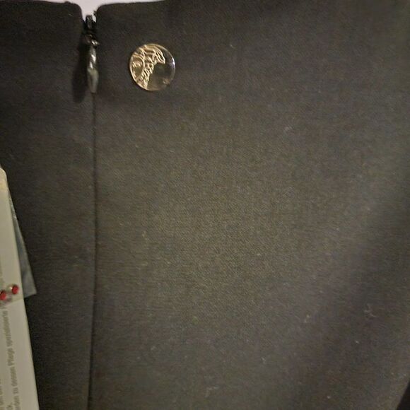 Versace Collection Women's Black & Red Barocco Sleeveless Midi Dress SZ … - Picture 6 of 11